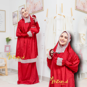 Mukenah Atas Bawah (berlengan) Terbaru NAJLA Matt.Parasut Premium Traveling Uk.Jumbo