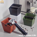Vision Coffee Grind Knock Box with Removable Knock Bar Coffee Powder Residue Trash Can Espresso Dump Bin with Non-Slip Base Espresso Ground Container. 