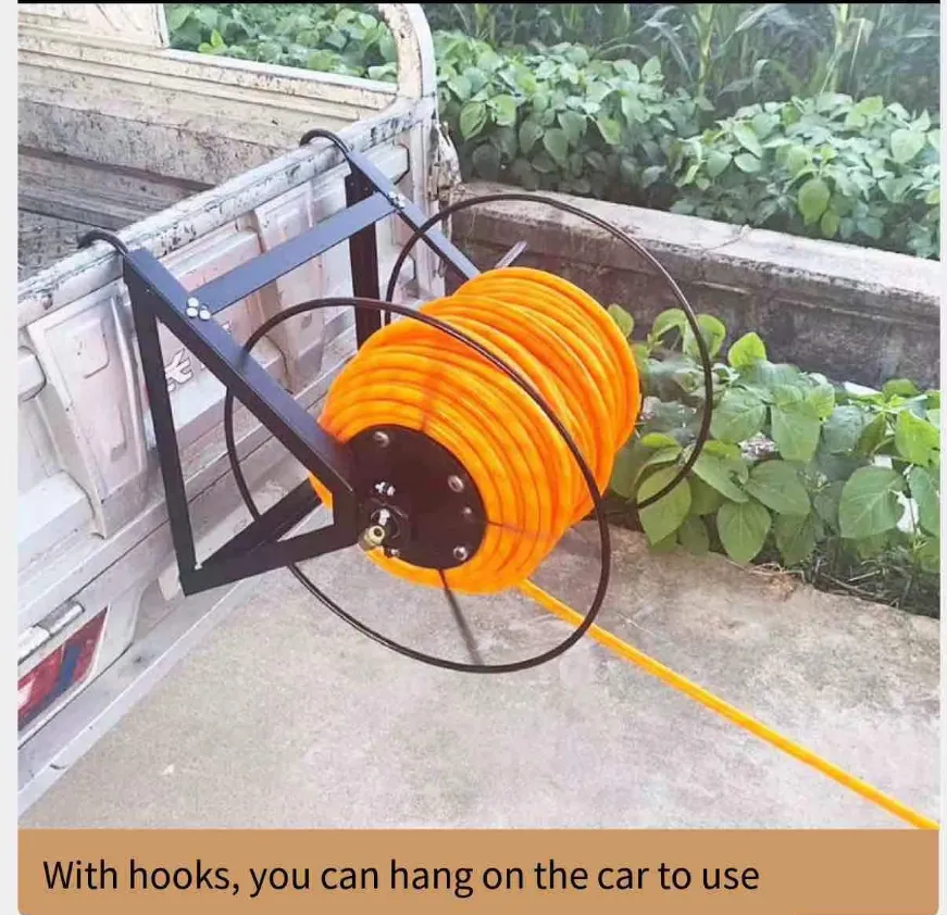 Hose Reel Agricultural Medicine Pipe around the Rack Retractable