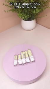 10PCS G9 LED Light Bulbs 220V High Brightness Silicone Ceramic Base 33 To 124 LEDs 3000K 4000K 6000K Eye Care Home Outdoor Decor Lamp No Flicker Non Dimmable Bulb