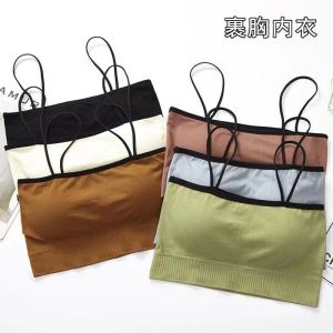 FASHIONJEANS_SHOP พร้อมส่ง!!! สายเดี่ยว เกาะอก ครอปทอป ครึ่งตัว ผ้าแน่น ยืดยุ่นดี ไร้โครงดันทรง ผ้านิ่มใส่สบาย #7716