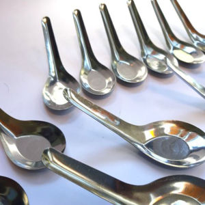 Sendok Cocor Bebek Stenlis 12 Pcs - sendok bebek stainless 12pcs