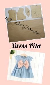 pola instan / pola jiplak DRESS PITA
