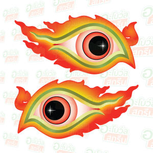 ตาเรือ 6 สติ๊กเกอร์ตาเรือ สติ๊กเกอร์ตาเรือยาว ตาเรือแข่ง สติ๊กเกอร์PVC กันน้ำ ติดทน สติ๊กเกอร์แบบปริ้น