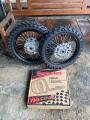 Paket Roda RBT KLX Velg Scarlet  Ukur 160/185-17 - Ban Primax Baru Plus Disc +Gear. 