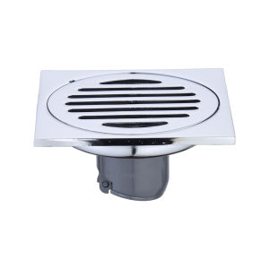 BAOKEMO Stainless Steel Square Shower Floor Drain Detachable Odor Proof Bathroom Parts Accessories