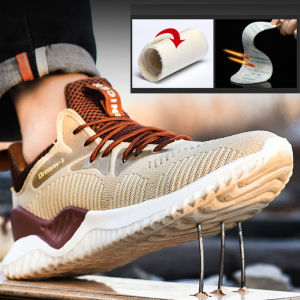 Sport Safety Shoes Men Indestructible Work Shoes Boots Lightweight Work Sneakers Male Steel Toe Shoes Anti Puncture Boots
