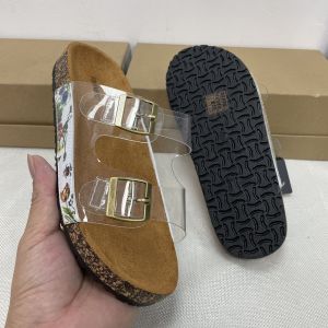[Free Shipping] Simple WomenS Open-Toe Flat Sandals With Thick Soles Double Buckle Design Comfortable Style Available In Large Sizes