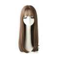 2 Colors Straight Hair Wig Long Straight 70cm Hair Wig Piece Extension Simulated Hair Wig For Women Cosplay Party Wig 假发. 