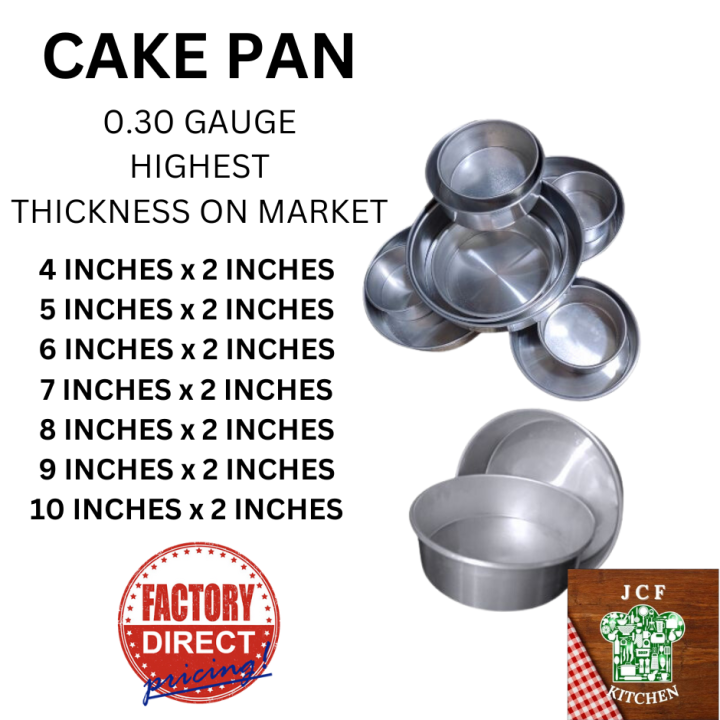 Buy Parrish's Magic Line Round Cake Pan, 8 by 2-Inch Deep Online at Low  Prices in India - Amazon.in