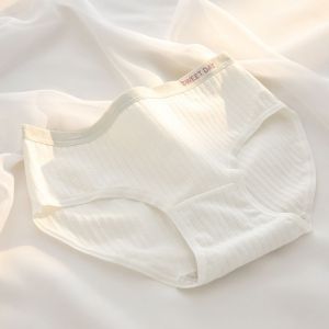 Quần lót nữ macaron cotton sọc co giãn quần chíp nữ một ngày ngọt ngào thoáng mát kháng khuẩn 0763