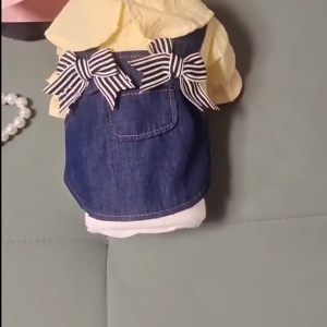 Dogs Dresses Puppies Dresses Dogs Skirt Strap Dress For Dogs Girl Dogs Princess Dress Dogs Denims Dress Dogs Clothing