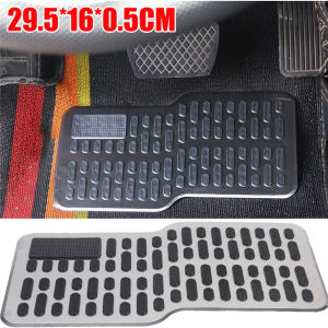Universal Stainless Steel Car Wear-resistant Pedal Non-slip Thickened Pedal Board Main Cab Metal Repair Protective Foot Mat