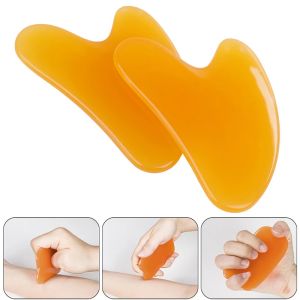 Natural Resin Gua Sha Board Massage Tools For Scraping Facial and Body Skin Massage