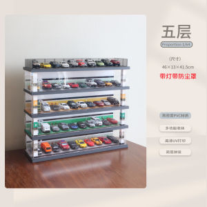 Tomica model 1:64 5‑storey streetview underground parking 50 spaces LED lights Display dust cover