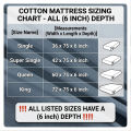 6Inch/15cm Waterproof Mattress Protector with Zipper Bedsheet Kalis Air Cadar. 