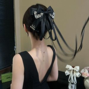 【VanHariacc】เครื่องประดับผมริบบิ้นโบว์สไตล์เกาหลีขนาดใหญ่เหมาะสําหรับทรงผมถักของเด็กผู้หญิงและคลิปรูปฉลาม