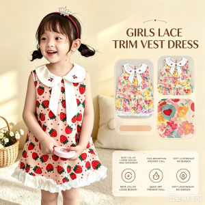 【local Stock】NEW 3D Lace Dress For Girls Lightweight A-class Polyester Material 1000 Second Quick Drying Loose Design Supports Intense Exercise