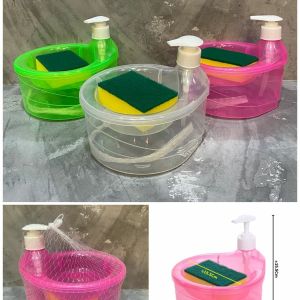 Tempat Sabun Cuci Piring Viral Unik | Wadah Sacupir Bulat Free Spoons | Soap Pump | Dispenser Sabun Cuci Piring