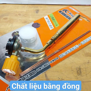 Đầu khò ga mini Đèn khò gas mini ống đồng 100% ống đơn hiệu Kapusi (Loại tốt) khò ga cao cấp tặng kèm thuốc hàn và 2 que hàn - Cửa Hàng Nam