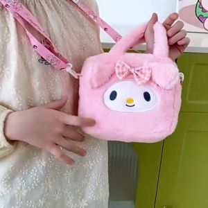 Beg Comel Sling Bag Plush Handbag Kids Cute Shoulder Bag Soft Mini Crossbody Bag Cartoon Plush Bag