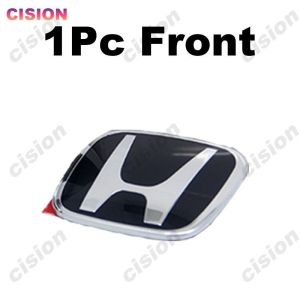 For Honda CRV CR-V 2007-2011 G3 Gen 3 Acrylic Honda Black 3D Emblem Front Rear Steering Wheel Logo Frame Panel Cover Trim Badge Styling Accessories