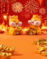 SG Stock 2026 CNY Year of Fire Horse Figurine Cute Mini Lucky Horse Ornament Car Dashboard & Office Desk Decor Chinese New Year Gift. 