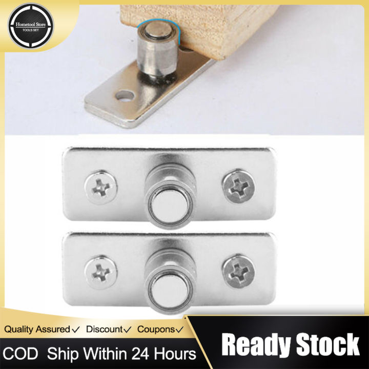 2PCS Stainless Steel Barn Door Flat Stay Roller Guide Bottom Floor ...