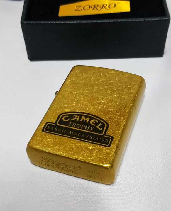 コレクション zippo CAMEL TROPHY GOLD L zippo CAMEL TROPHY GOLD METAL