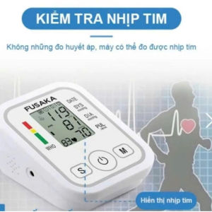 Máy đo nhịp tim huyết áp đọc kết quả bằng tiếng việt chính xác dễ sử dụng bảo hành 12 tháng