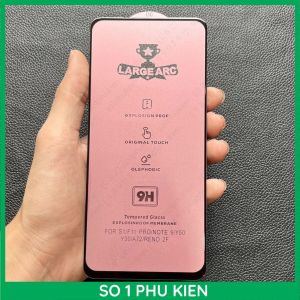 Kính cường lực Oppo F11 Pro/ Reno 6.6/ Reno 2F/ Vivo S1/ Vivo Y50/ Vivo Y30 Large ARC trong suốt cao cấp full màn hình