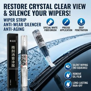 Wiper Repair Pen Windshield Wiper Rubber Restorer Squeaky Noise Reduction Reduce Friction Slow Rubber Aging Car Wiper Blade Care Tool