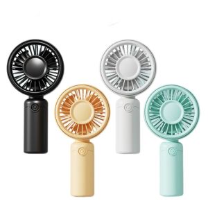 MINIFELE 262 Portable Mini Handheld Fan Quiet 3 Gear Adjustable Makeup Eyelash Cooler USB Rechargeable Pocket Hand-held Fans Outdoor