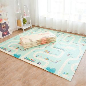 200x180x1.5cm Baby Play Mat Crawling Mat Foldable Waterproof XPE Playmat