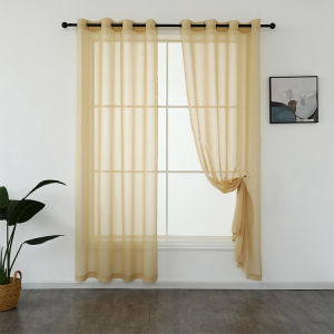 Coco Blackout Curtains For Windows Bedroom and Living Room with 8 GrommetsThermal Insulated plain color Curtain（1pcs）