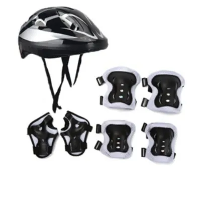 SKISOPGO Kid Protective Gear Set Helmet Knee Elbow Pad Scooter Cycling Bicycle Bike Boy Girl Safety Guard Set