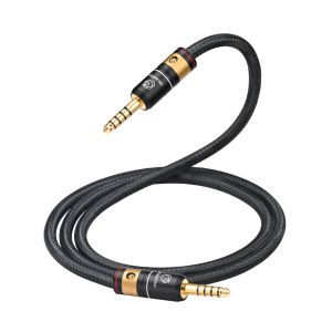 ERUMPENT HiFi 4.4mm Aux Audio Cable High Quality Dual Shielding Gold Plated 4.4mm Jack Aux Cable for Phone Amplifier Earphone