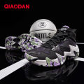 Qiaodan Men Poying2 Basketball Shoes Professional Combat Sneakers Wear-resistant Anti-Slip Shock Absorption High Elasticity Sneakers XM35210112B. 