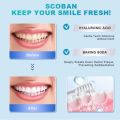 【Set of 3pcs】SUNISA teeth Whitening toothpaste Peppermint Food Graded Family baking soda Toothpaste. 