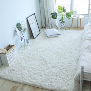 SWEETNIGHT Fulffy Carpet Big Size Fur furry Carpets Floor Mat Karpet Lembut Room Mat Soft Living Room Carpet Bedroom Rug Door Mat
