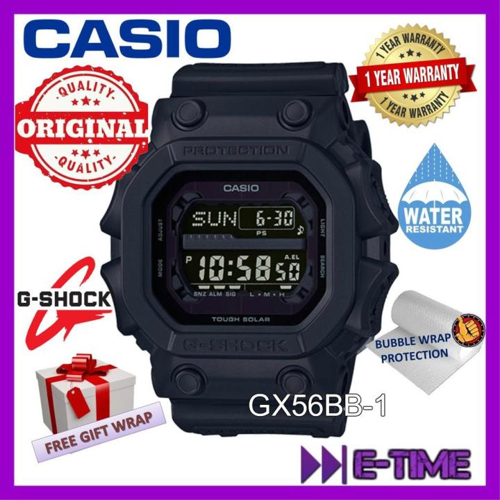100% CASIO G-SHOCK ORIGINAL GX56BB-1 DIGITAL MEN SPORT WATCH