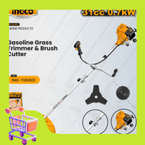 Ingco Gasoline Grass Trimmer and Brush Cutter 4-Stroke Motor 1.1HP GBC53144241 IPT