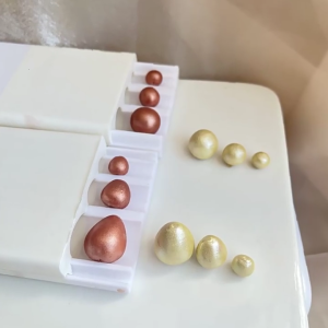 Egg and Round Bead Rolling Mould for Polymer Clay Resin Craft 3 Adjustable Size Sturdy Plastic Tool