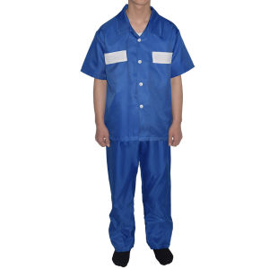 Prisoner Cosplay Costume Criminal with Bracelet Stage Performance Costume Prisoner Suit Clothes