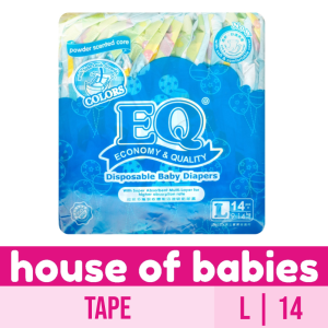 EQ Colors Budget Pack Large 14 - Tape Baby Diapers