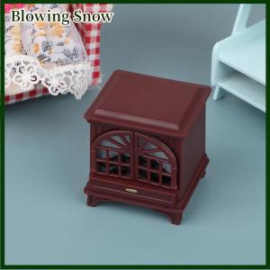 Blowing Nhà búp bê mô hình Lò sưởi mô phỏng thu nhỏ đồ trang trí nội thất đồ chơi trẻ em