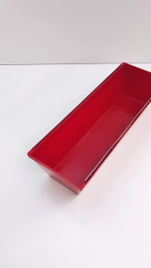 Plastic Mud Pans Sturdy Ergonomic Nonslip Drywall Mud Pans Plastering Plasterers with Stainless Steel Scraping Bar