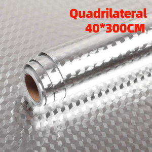 Kitchen Oil-Proof Sticker Fireproof and Heat-Resistant Aluminum Foil Wallpaper/Aluminum Foil Waterproof Adhesive Wall St