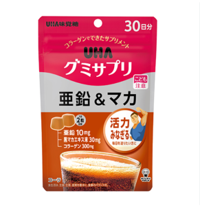 Kẹo dẻo bổ sung Kẽm UHA chứa Kẽm & Maca dùng trong 30 ngày (60 viên) - NHẬT BẢN