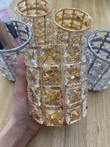 Cốc đựng cọ kim cương sang chảnh Cốc đá đựng cọ đá sang chảnh